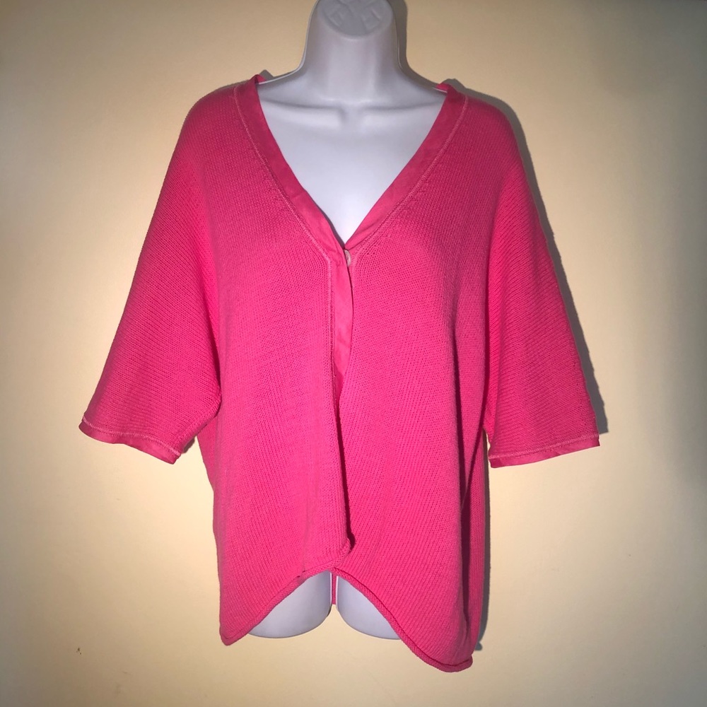 Lafayette 148 Short Sleeve Cardigan